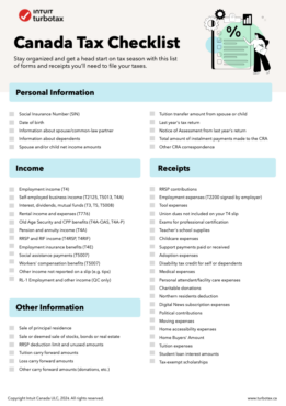 2023 Canada Tax Checklist: What Documents Do I Need to File My Taxes ...